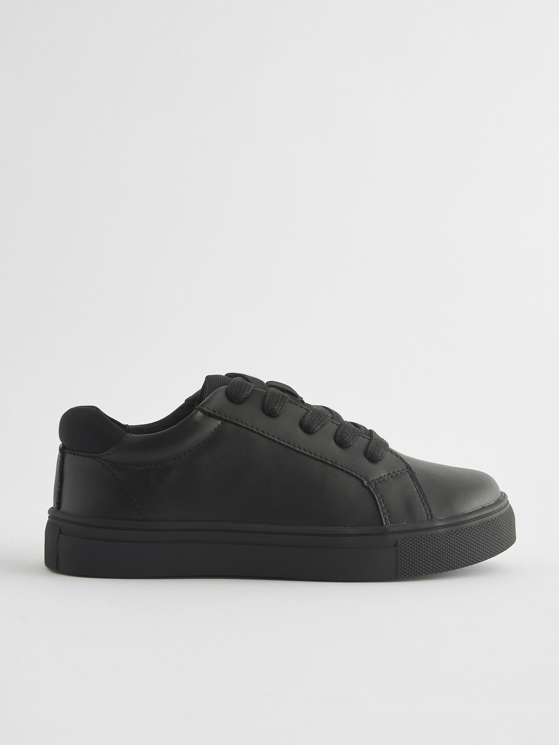 NEXT Jungen Weite Passform (G) Schnürschuhe aus Leder für die Schule, Weite Passform