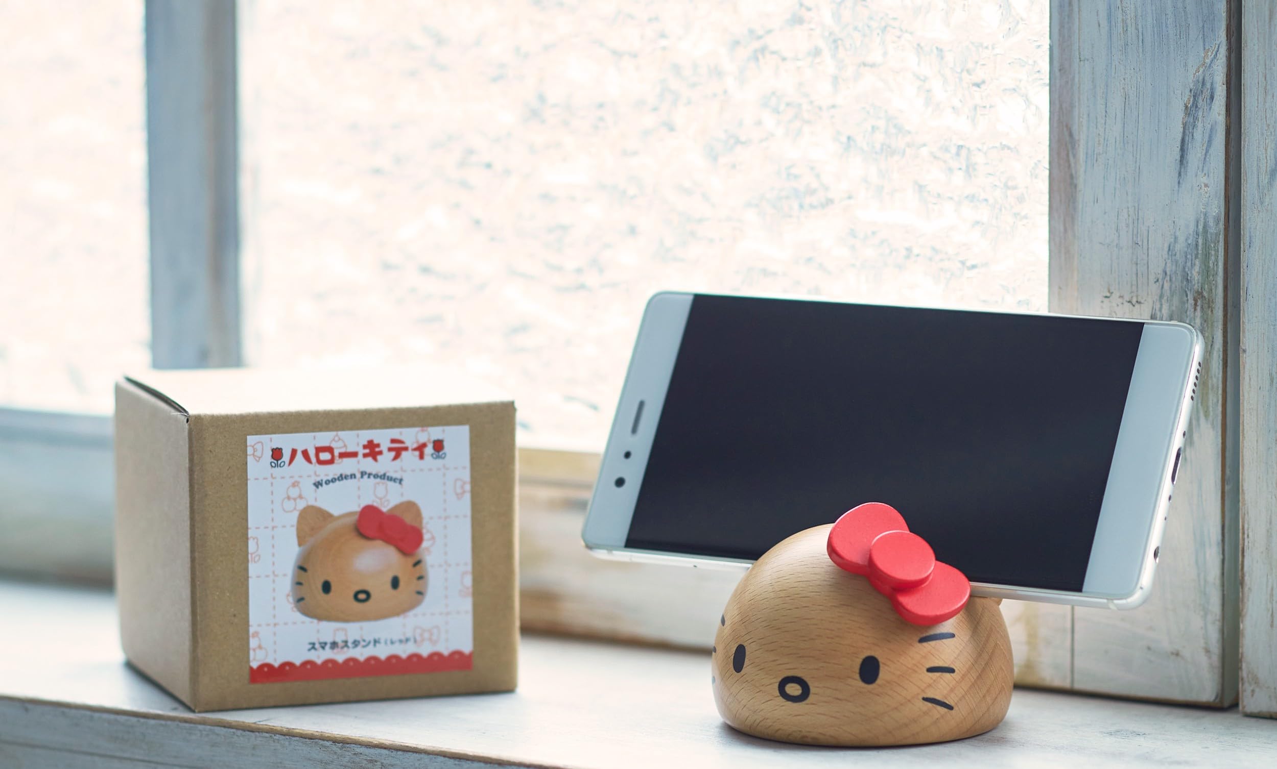 Amazon.co.jp: サンリオ ハローキティ ウッドスマホスタンド