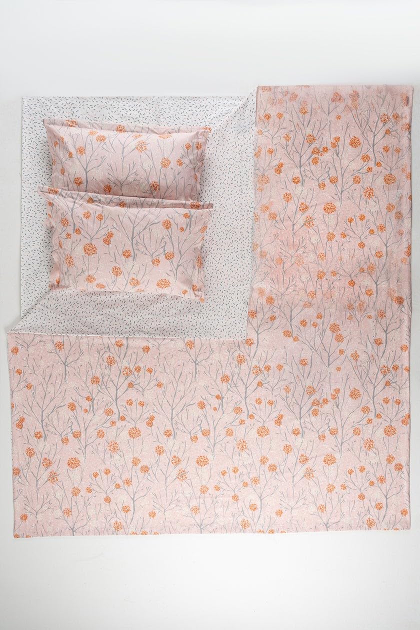 Soley Daisy Çift Kişilik Nevresim Takımı, Pembe