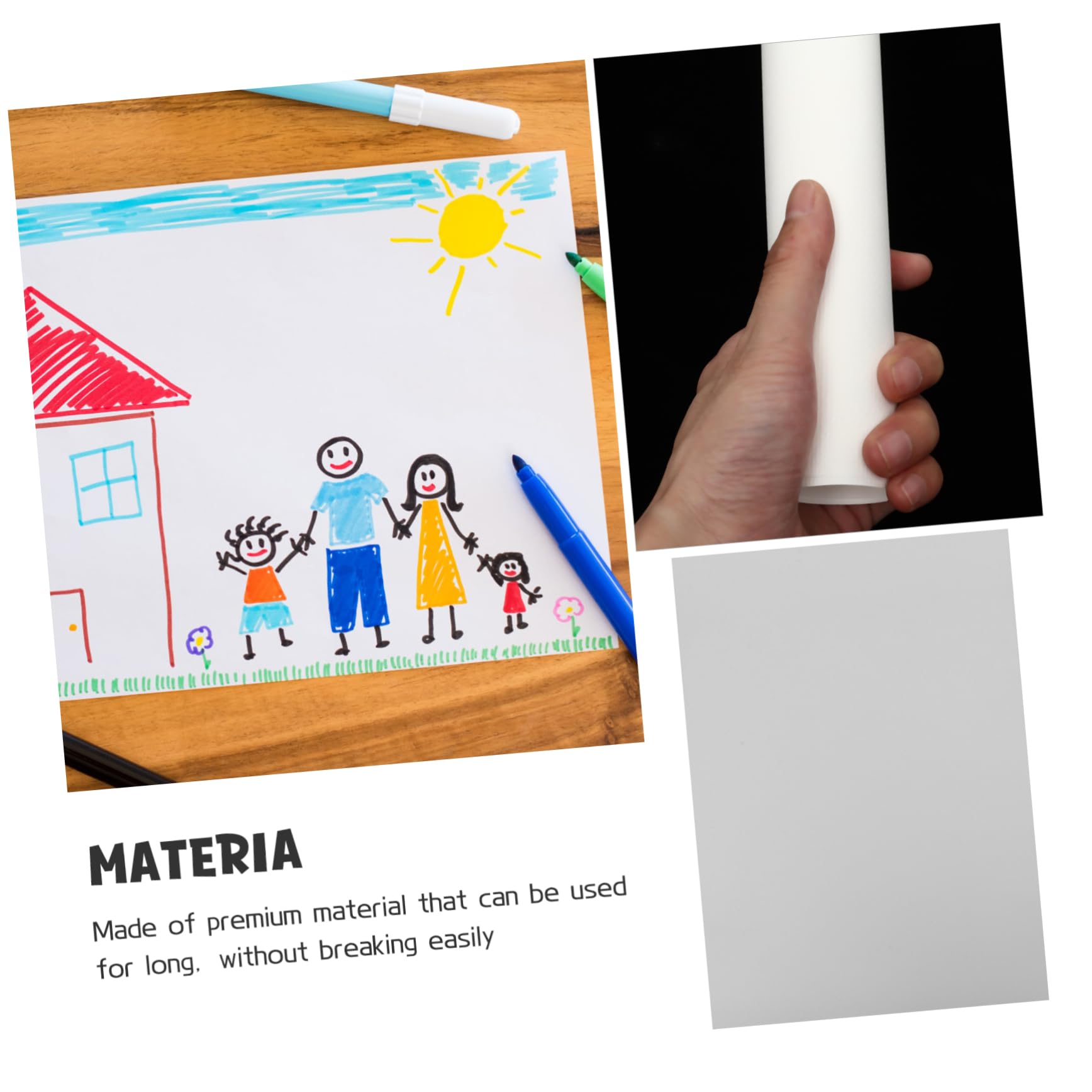 DIYEAH 20Pcs Thick Watercolor Paper for DIY Crafts Heavyweight Artists Paper for Easy Folding and Painting for Handicrafts and Creative Projects