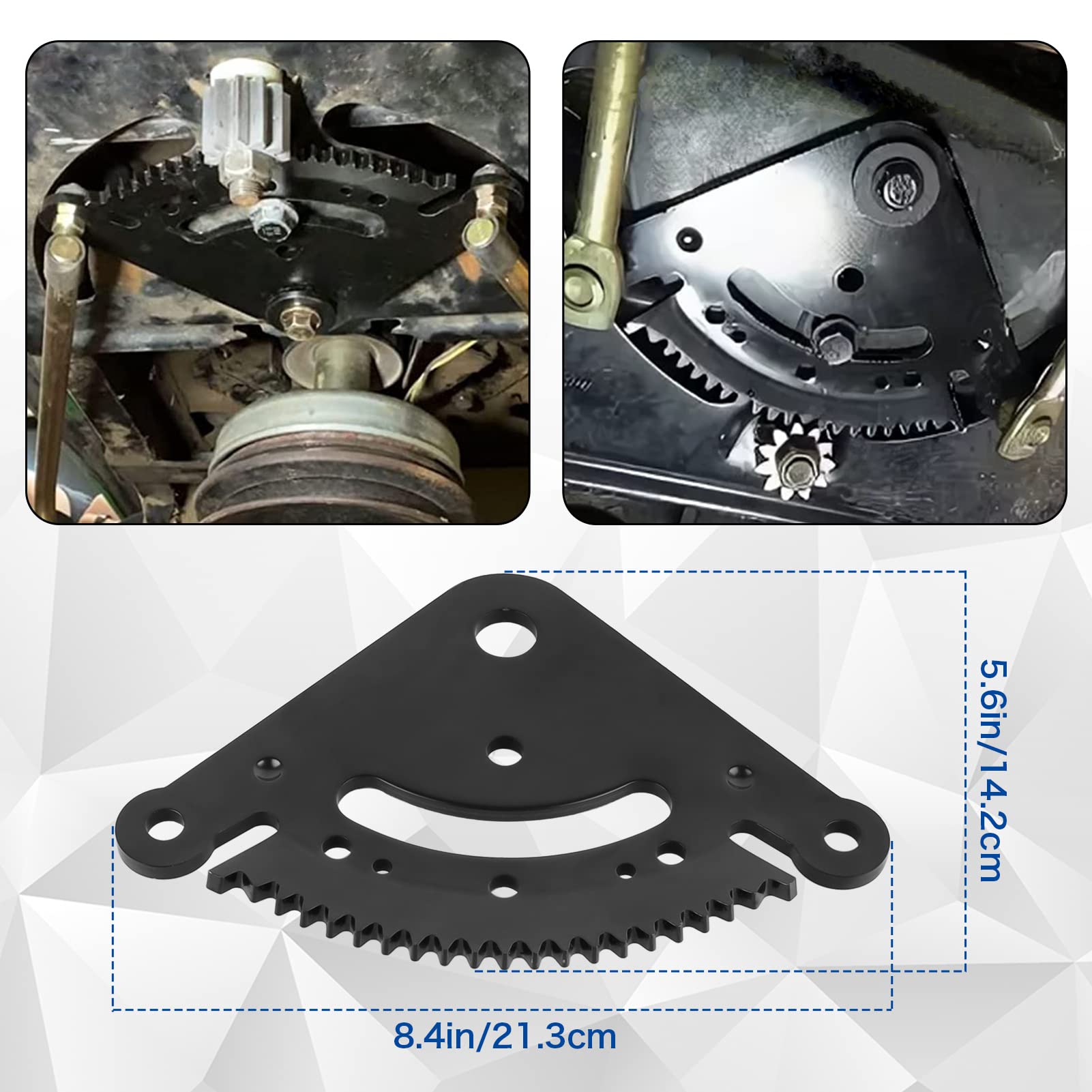 Xastro 19 Zähne Lenkung Sektor Getriebe Kit für John Deere LA100 LA105 LA110 LA120 LA145 D100 D105 D110 D120 Serie Rasentraktoren ersetzt GX21924BLE mit Ritzel und Buchse