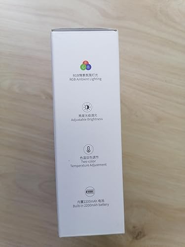 Miniatura 10 de ORDRO Luz de video LED RGB SL-50, mini luz de cámara LED con 108 LED, 3 soportes de zapata fría de 2200 mAh CRI recargable 95+ 2700-6500K para