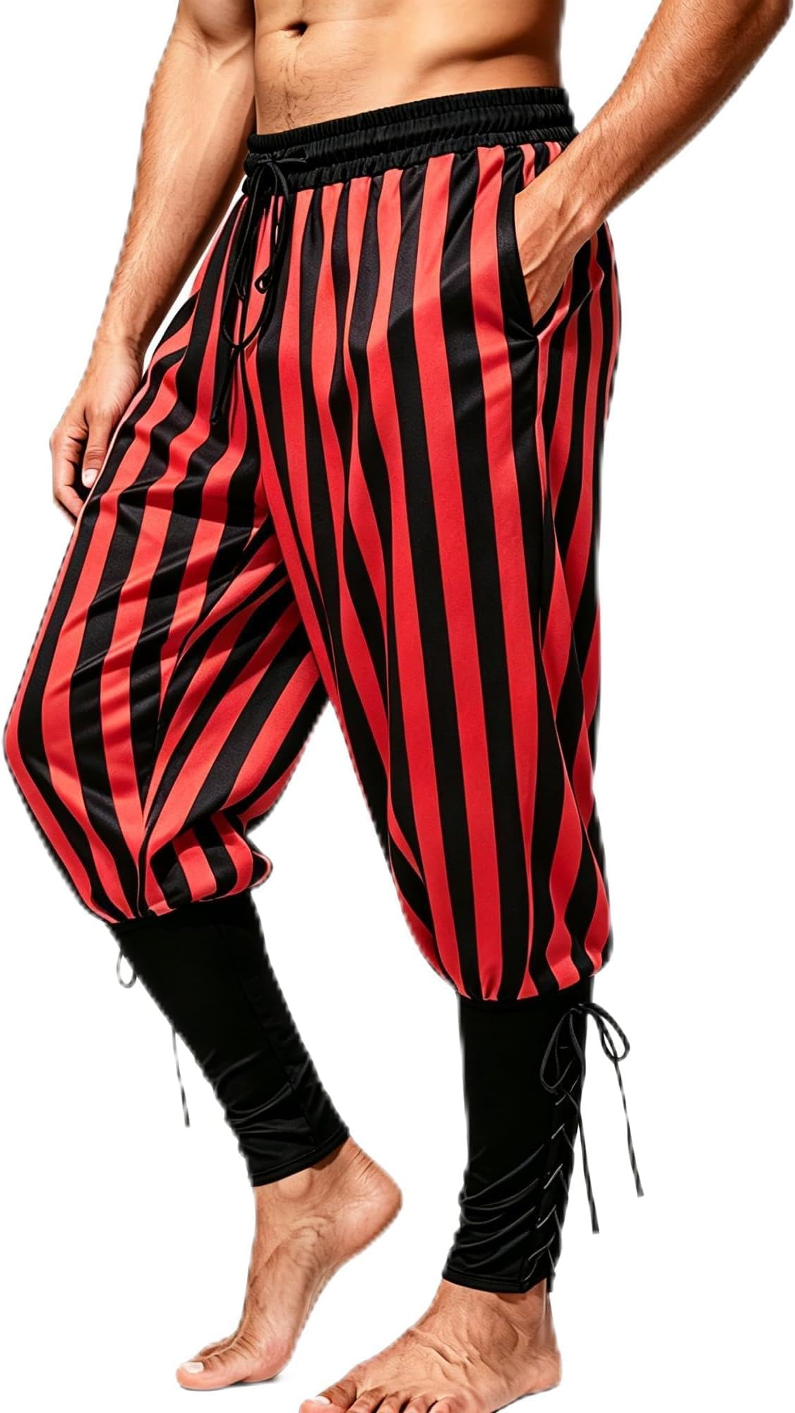 Men's Medieval Renaissance Pirate Pants Viking Ren Faire Costume