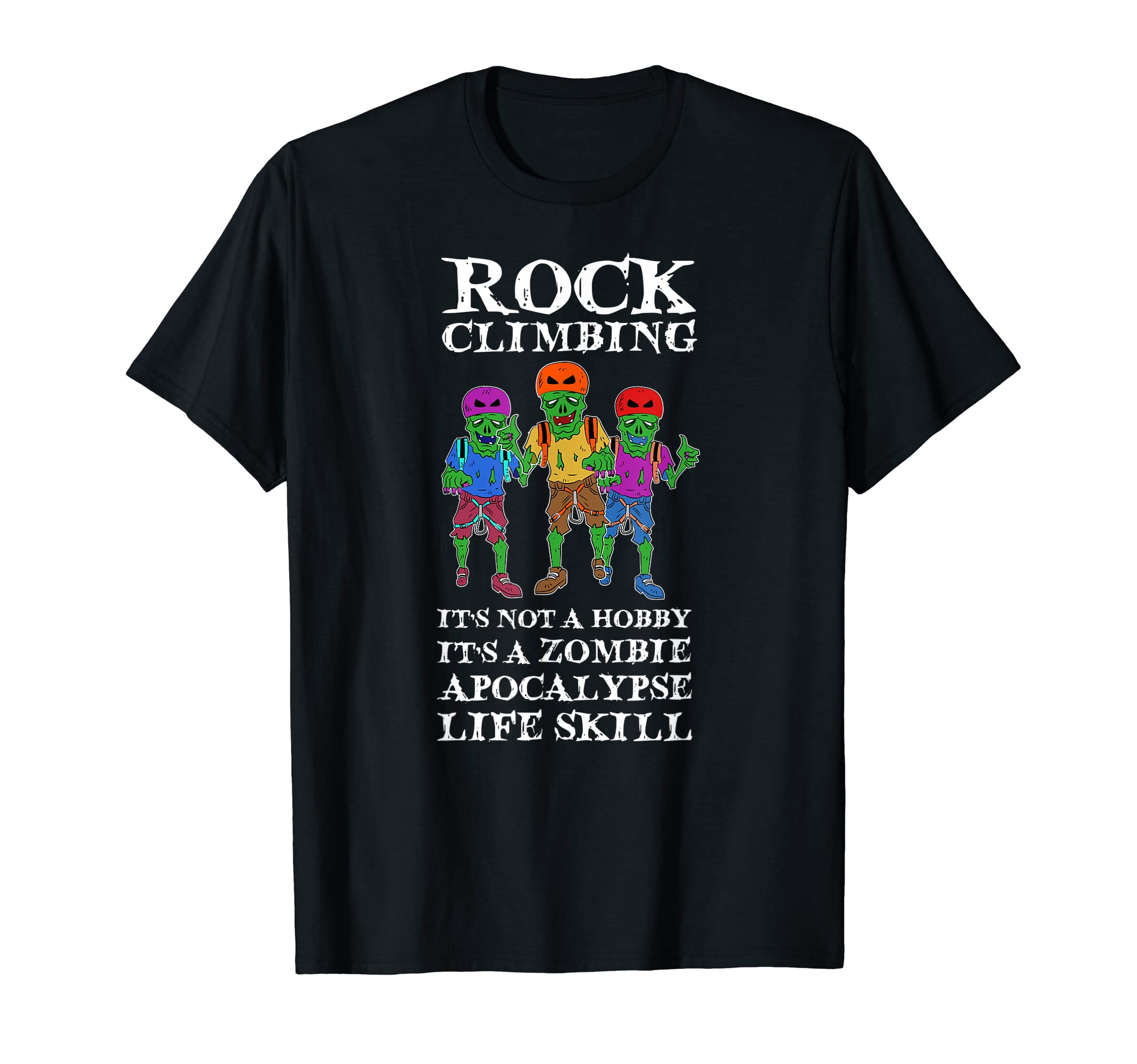 Rock Climbing Mountains - Climber Mountaineer T-Shirt