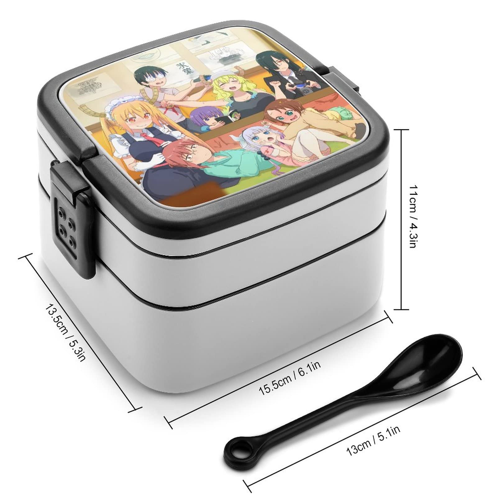 Amazon | 小林さんちのメイドラゴン弁当箱 ランチボックス 二段