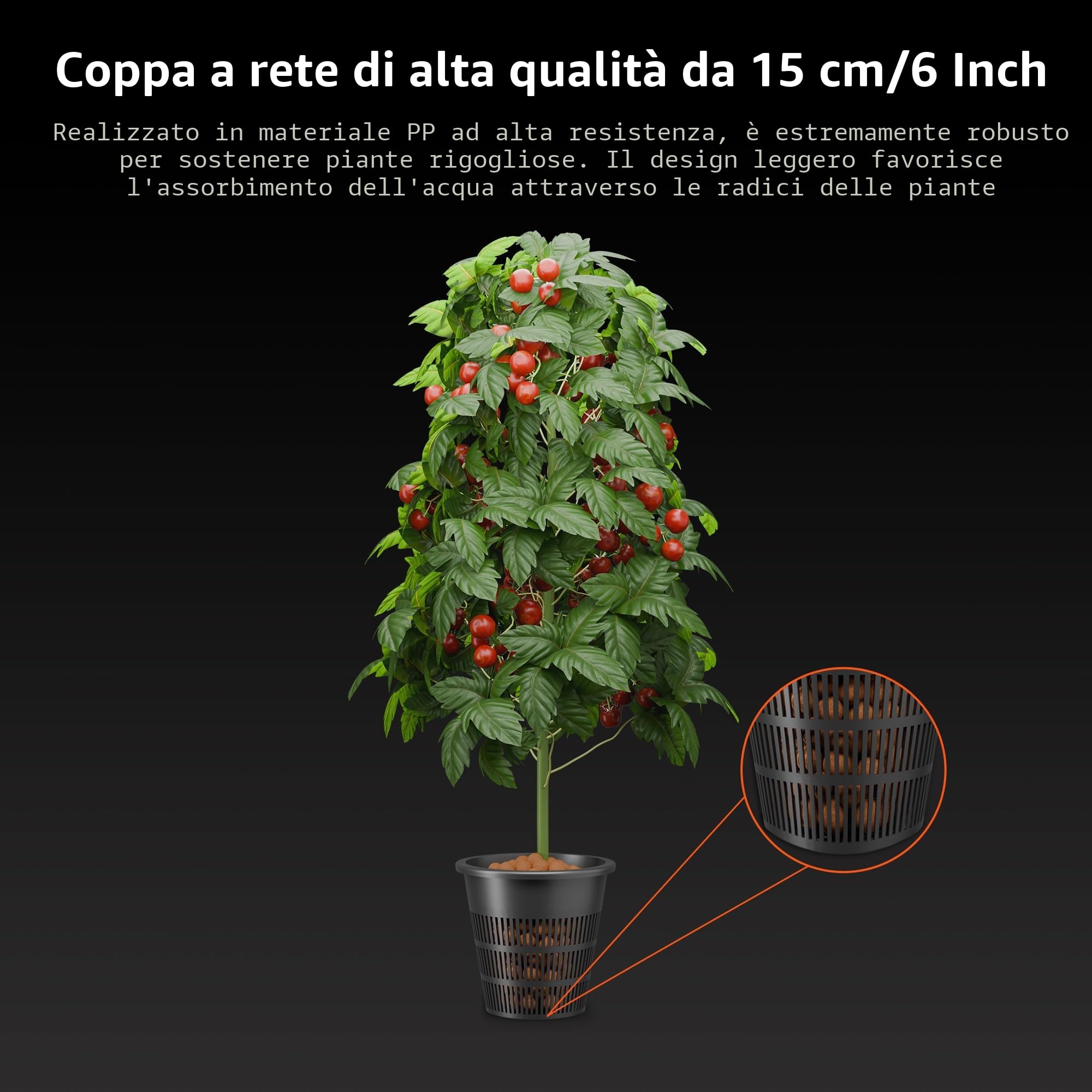 SPIDER FARMER DWC Sistema di Coltivazione idroponica con Coltura ad Acqua Profonda da 27 Litri/7 galloni, Nuovo Design del Coperchio Triangolare, Pompa d'Aria da 8W, 2 Secchi
