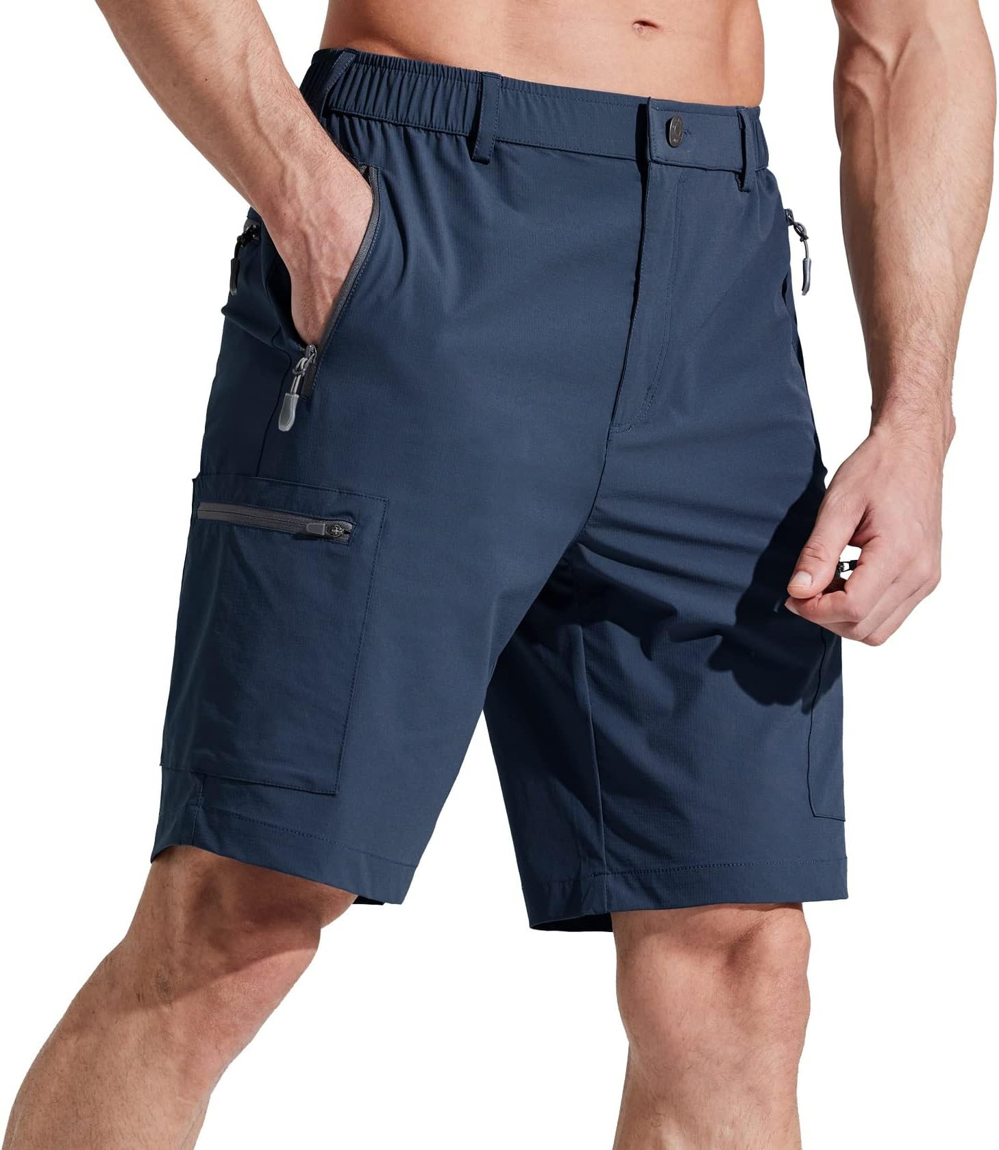 Libin Men's Quick Dry Hiking Shorts Lightweight Golf Shorts Stretch Cargo Shorts Travel Fishing Work Casual Water Resistant