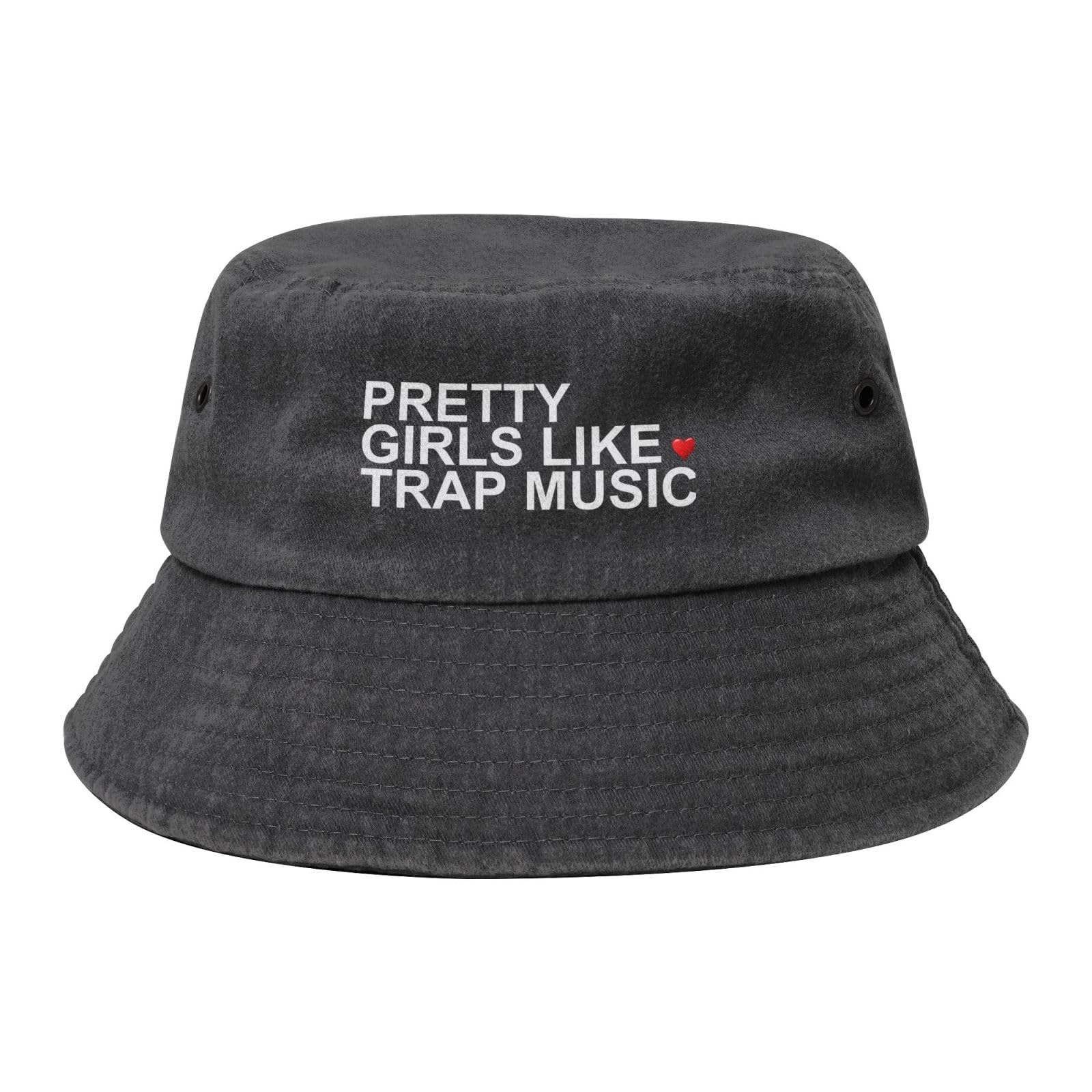 Qauirfe Pretty Girls Like Trap Music Fashion Cowboy Denim Fisherman Hat Outdoor Fishing Cap Sun