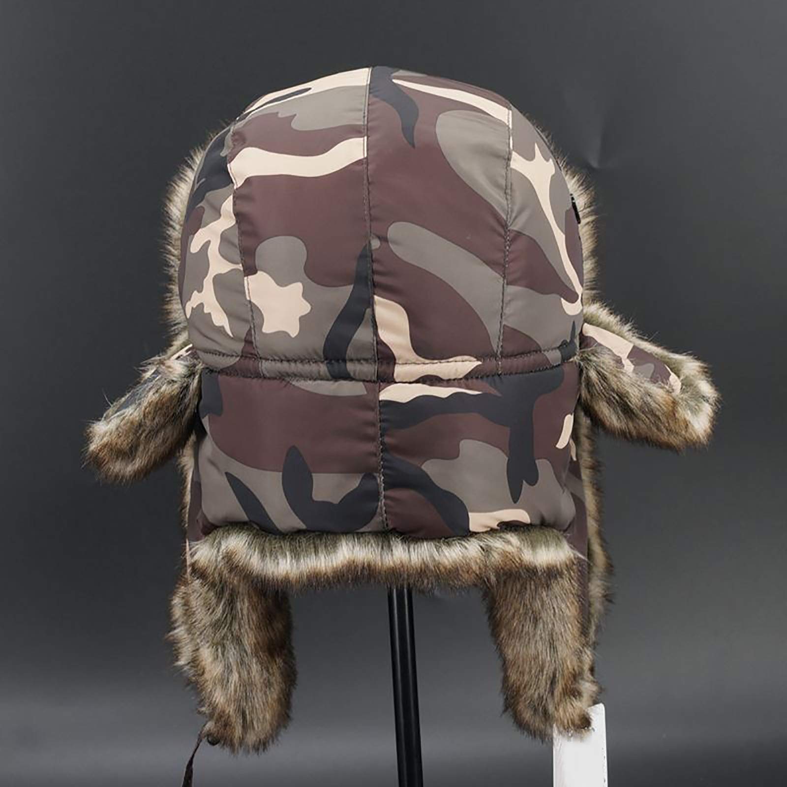 Sombreros de invierno, sombrero bombardero unisex trampero bombardero sombrero con oreja solapas de aviador sombrero de caza sombrero de caza invierno mantenga caliente para al aire libre