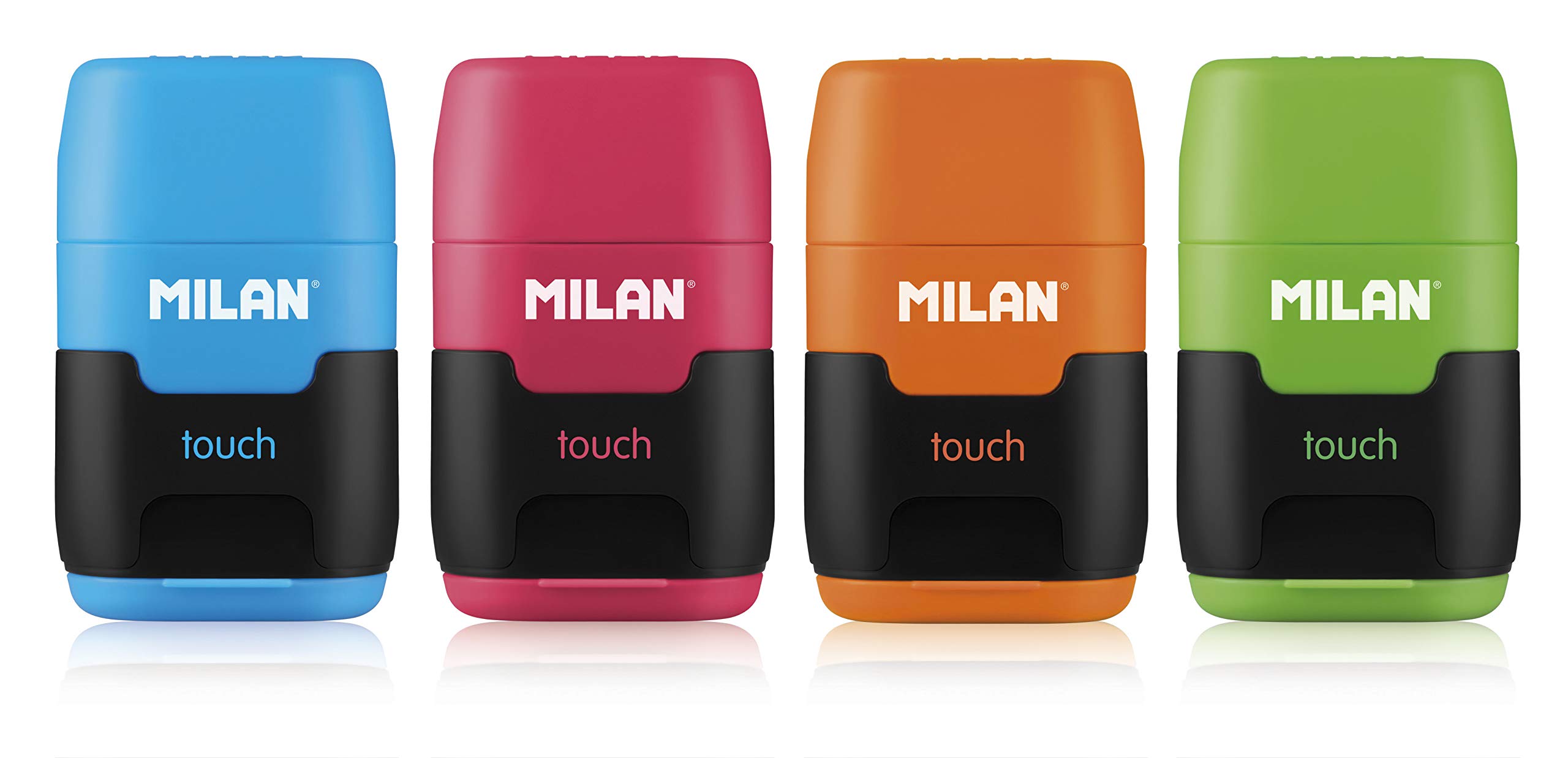 Temperówko gumka Milan Compact Touch 16 sztuk