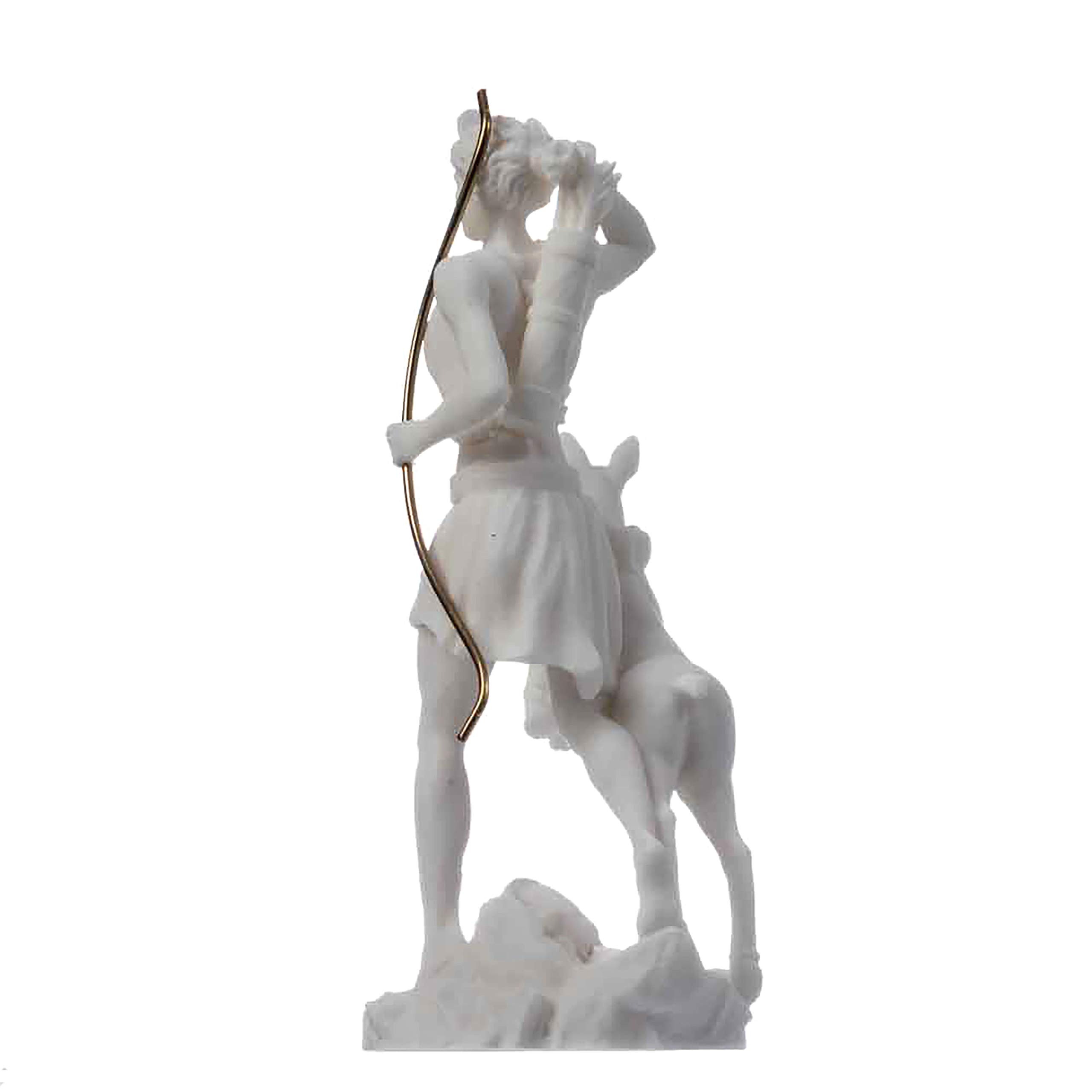 Diosa Artemis Diana Estatua griega Naturaleza Luna Alabastro 17 cm