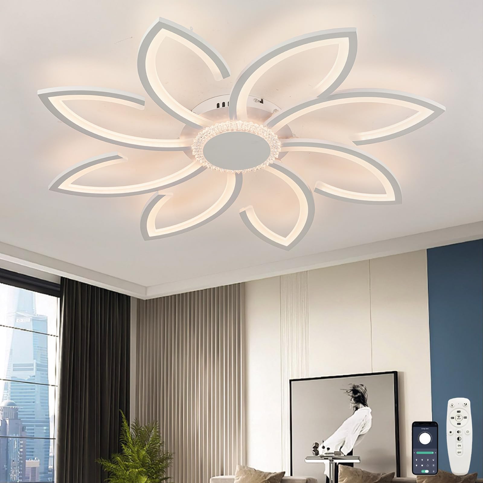 Plafonniers grand format LED pour éclairer une grande pièce sombre efficacement
