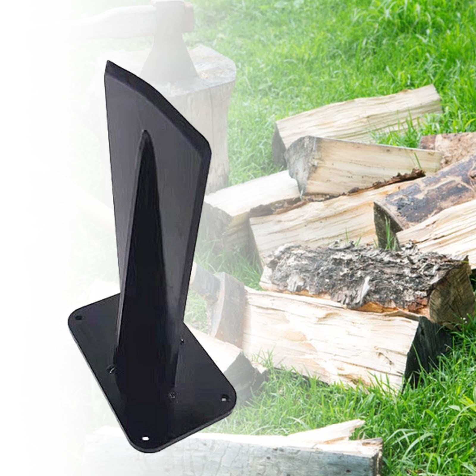 Fendeuse de bûches Support de fendage de Bois Compact Noir, fendeuse de bûches Manuelle cale bifurquante for la Maison Camping Pique-Nique en Plein air randonnée/953/132