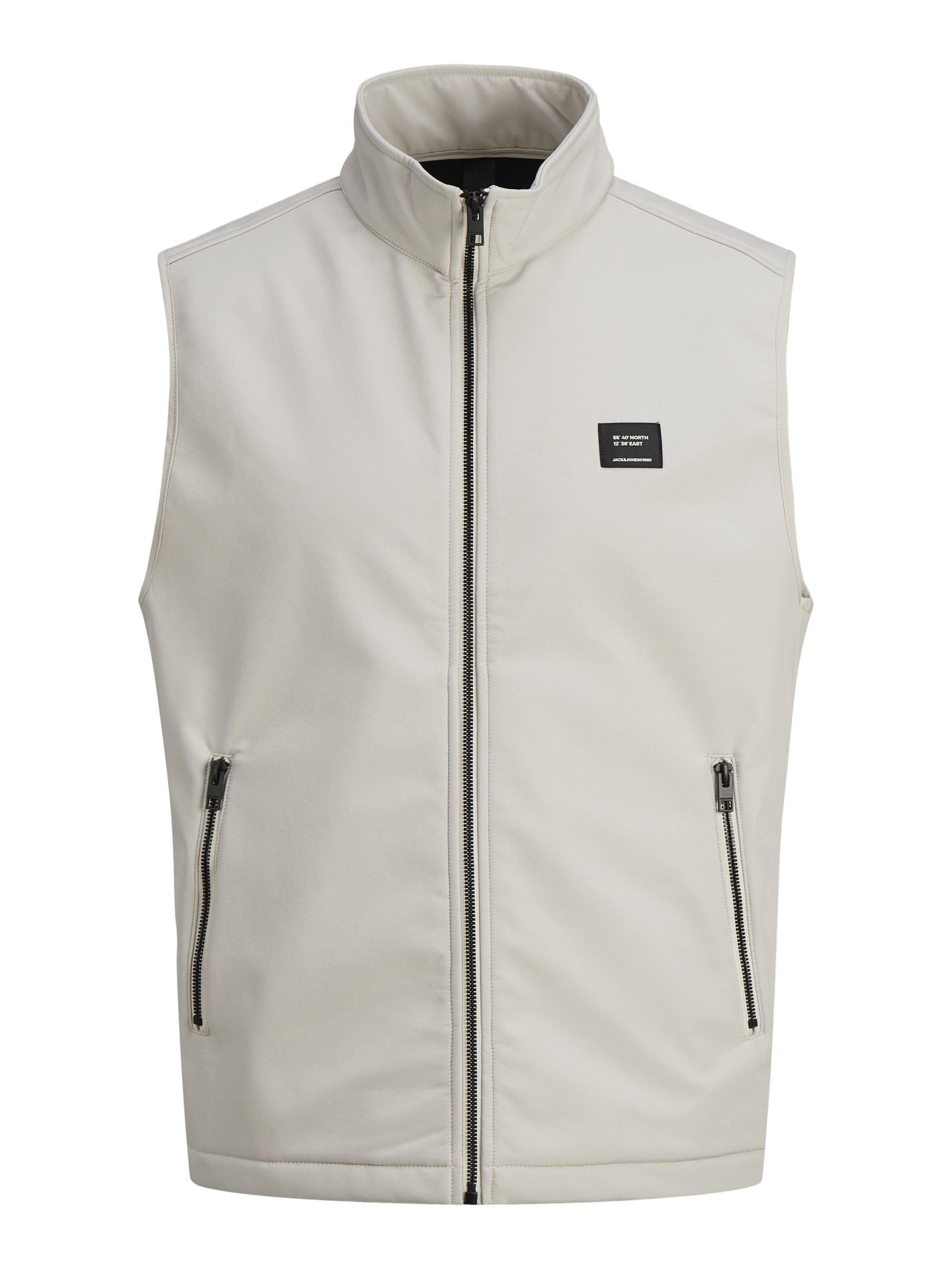 JACK & JONES Jjebasic Softshell BW Collar Noos Chaqueta para Hombre