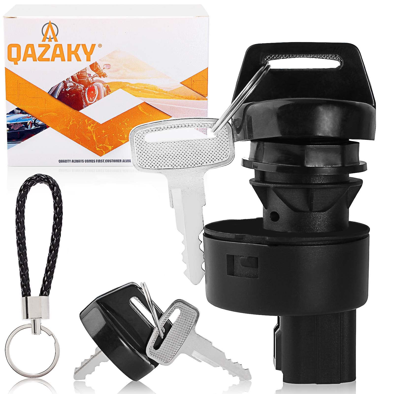QAZAKY Ignition Key Switch Compatible with Yamaha Viking YXC YXE YXM YXR YXZ 450 660 700 1000 R Viking VI Wolverine Rhino YXC700 YXE700 YXM700 YXR450