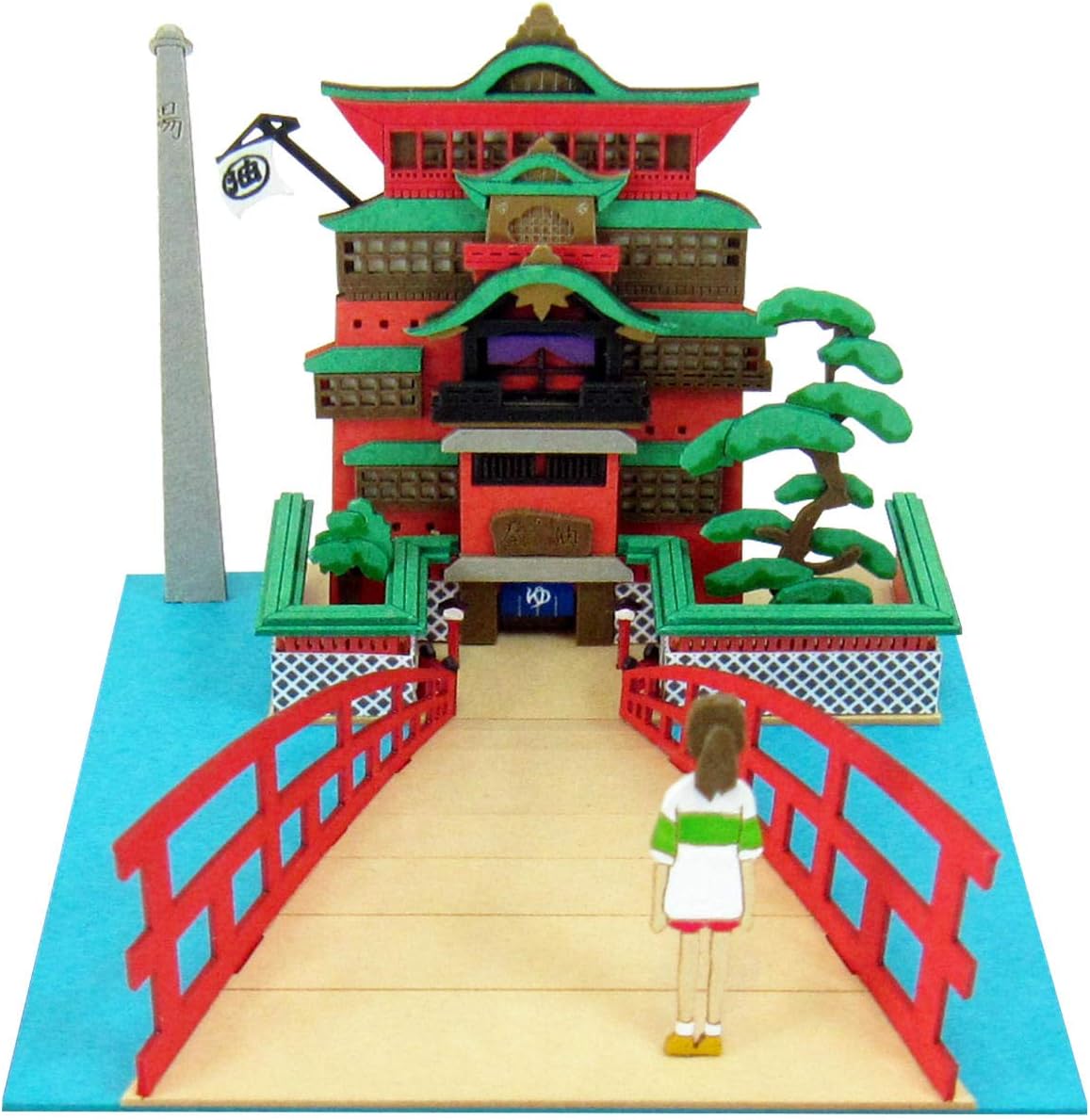 Sankei MP07-11 Studio Ghibli Mini Spirited Away Aburaya to Chihiro Non-Scale Paper Craft