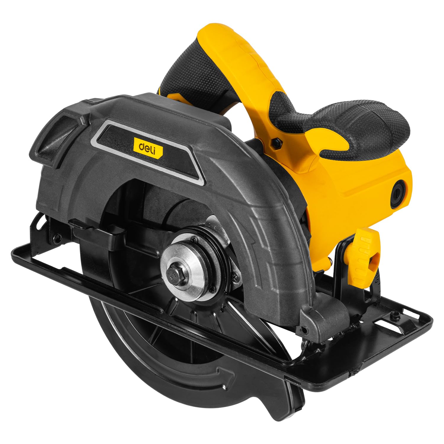Deli DL-YJ185-E1 1300W 7-1/4" Corded Electric Circular Saw 24T Blade Easy Depth & Bevel Adjustment with Ergonomic Handle for Professional Use (Pack of 1, Yellow and Black) (B0D949B56W) Amazon Price History, Amazon Price Tracker