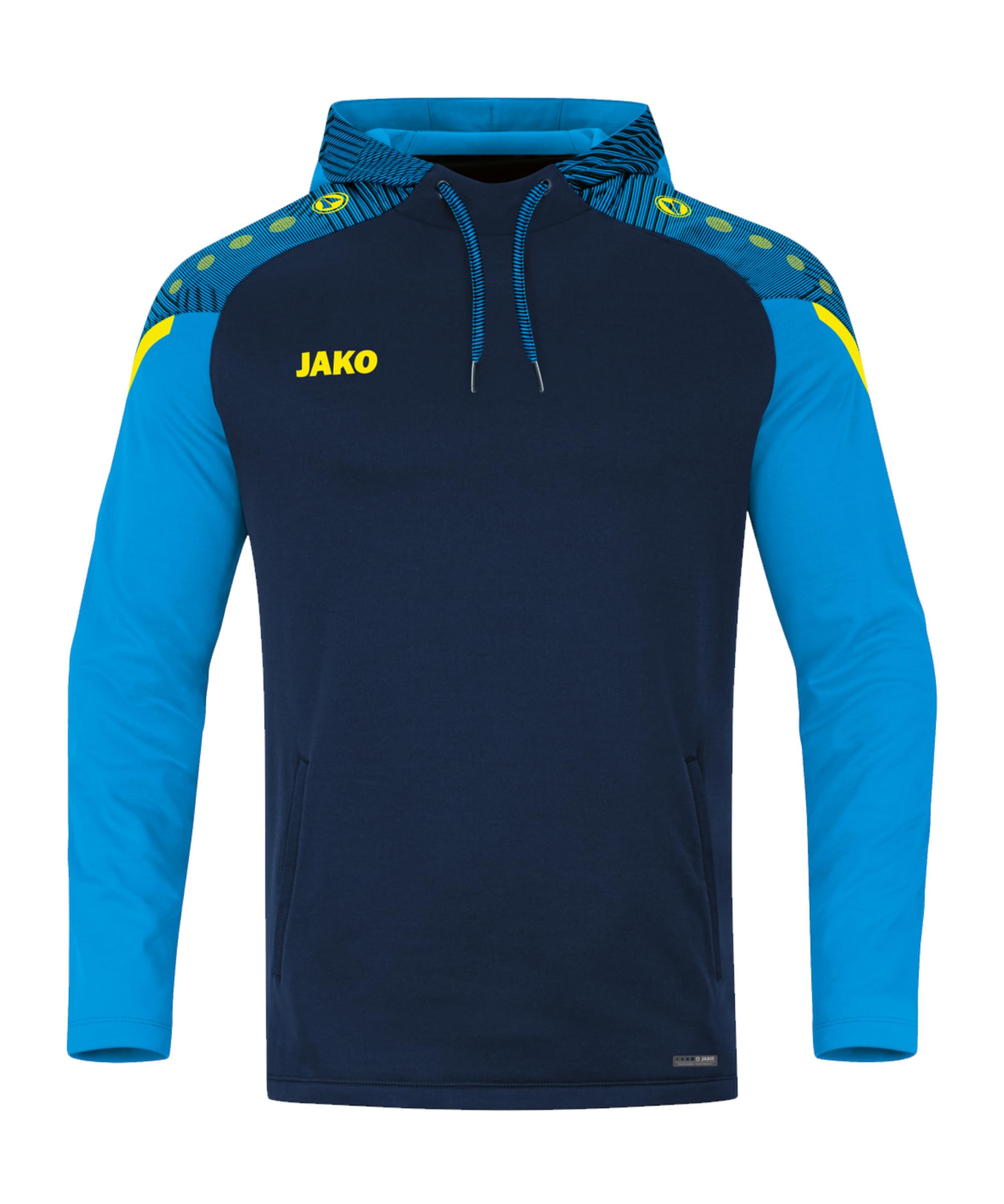JAKO Men's Performance Hooded Sweatshirt, Navy Blue, L