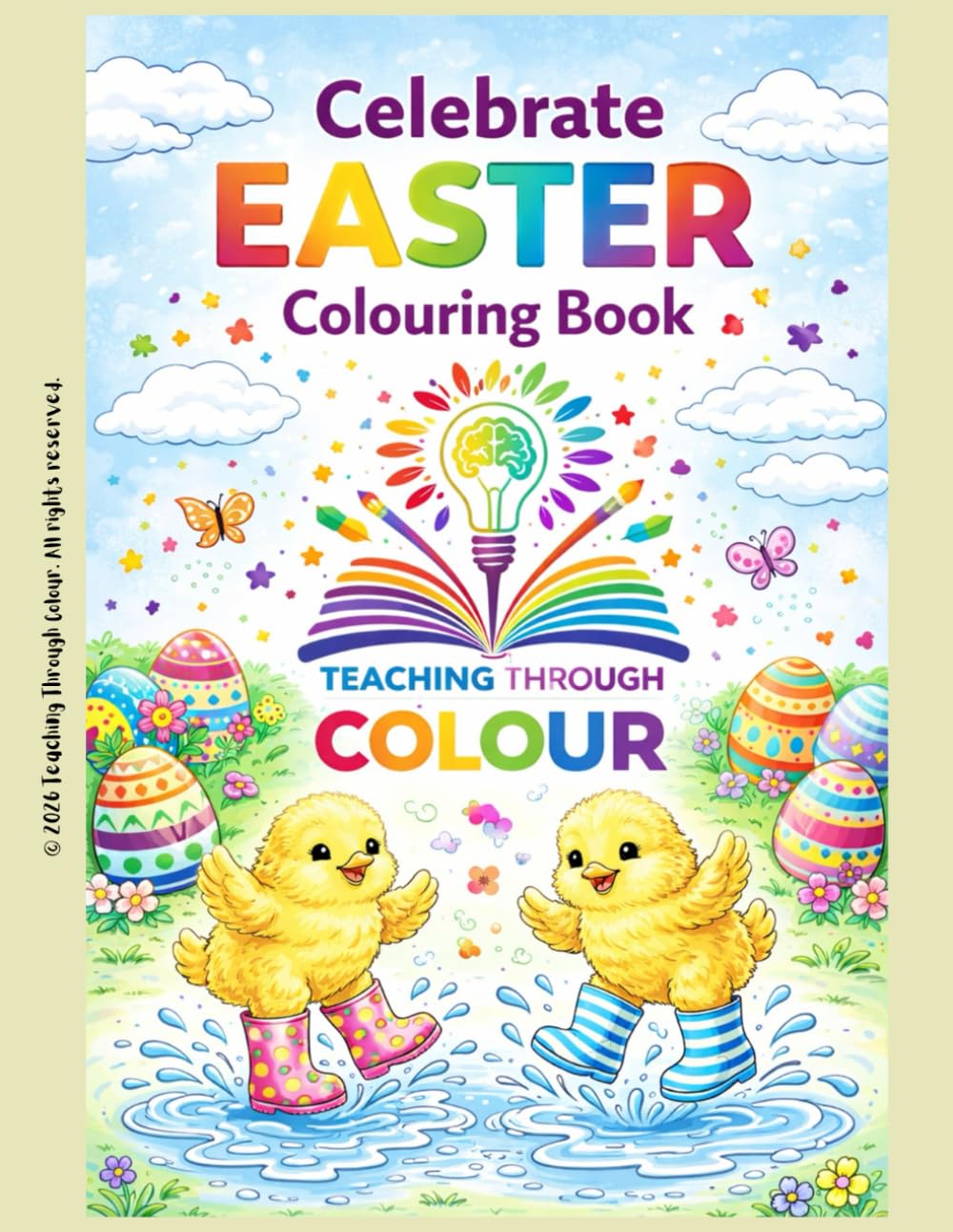 Easter Coloring Book for Kids Ages 4–8: Bunnies, Egg Hunts, Carrot Cars, Patchwork Eggs and Spring Activities
