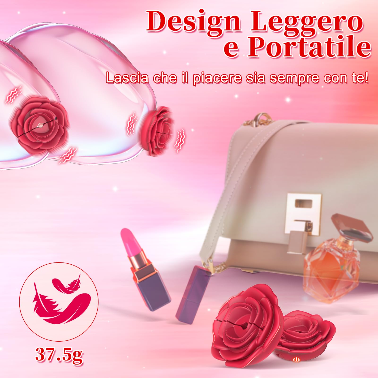 Pinze Capezzoli BDSM Sex Toys per Donna - Morsetti per Capezzoli Regolabili Stimolatore Capezzoli Femminile con 10 Modalità Forti, Vibratoreper Donna Professionale con Telecomando Sexytoysys Coppia