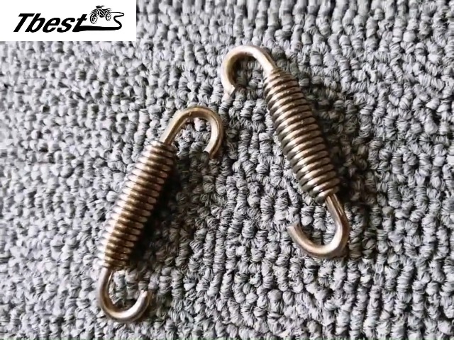 Molle Scarico Moto In Acciaio Inox - Gancio Per Marmitta Universale, 2 Pezzi Da 85mm - Foto 7