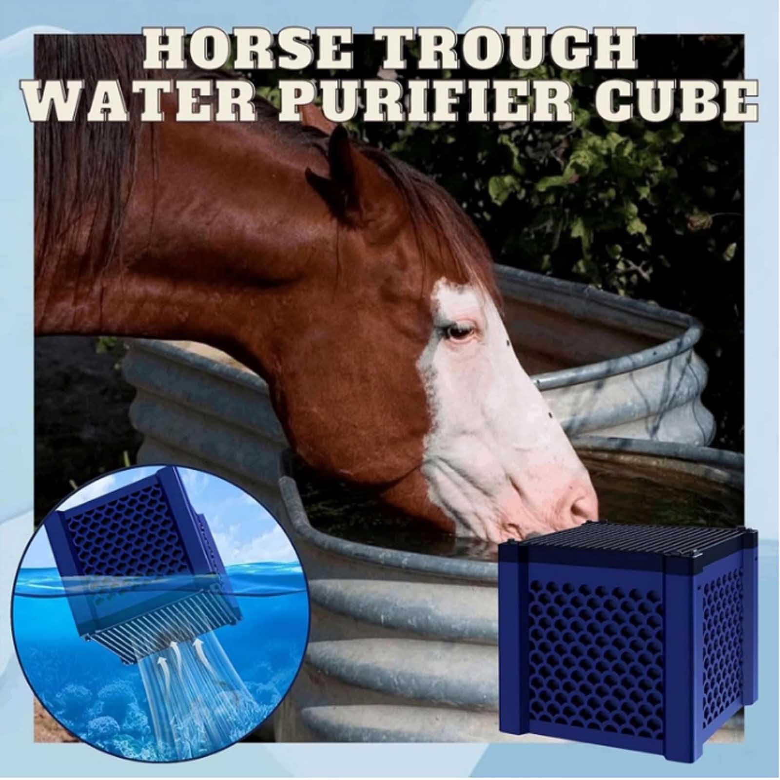 Filtre pour Abreuvoir Pure Cube, Purecube 2.0 - pour Le Nettoyage de Vos abreuvoirs, Cube purificateur d'eau écologique pour Aquarium, Filtre à Charbon Actif pour Le Nettoyage des abreuvoirs (2)