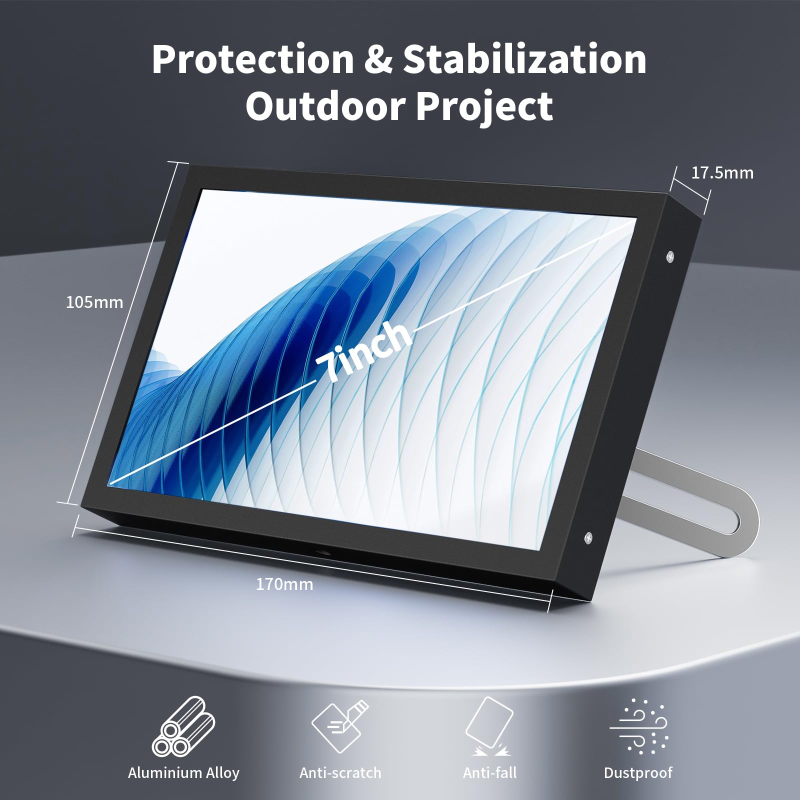 Podofo draagbare 11,6-inch monitor 1920 * 1080P HD LCD, mini-monitor