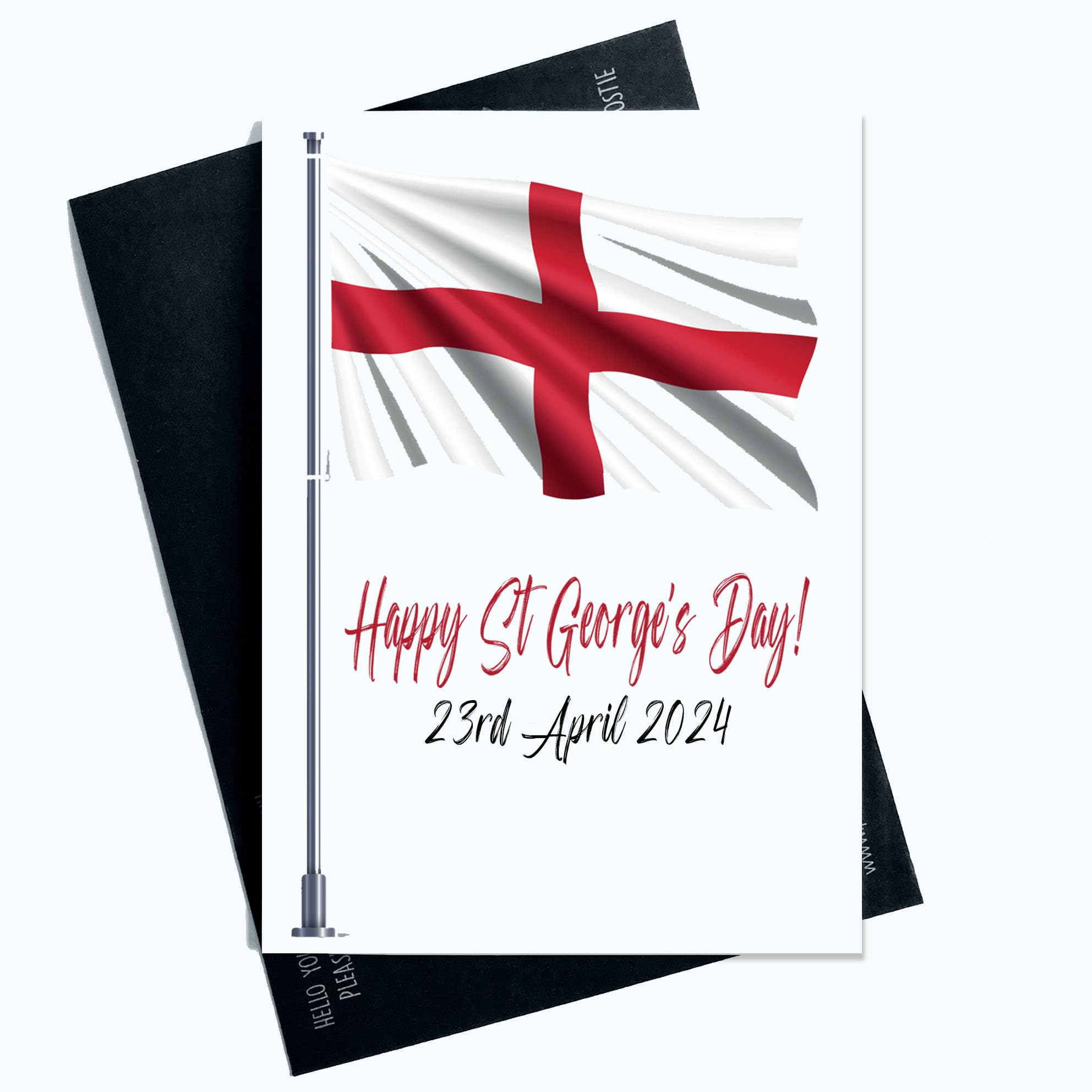 Peachy Antics Happy Saint George's Day Card St Georges Day 24th April Celebration Card England For Him For Her AP126