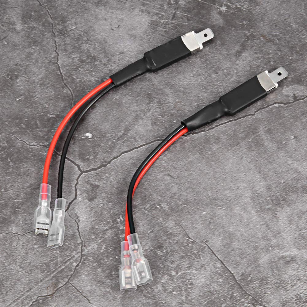 Cavo connettore cablaggio 2pcs H1 LED adattatore per conversione singola per lampadine