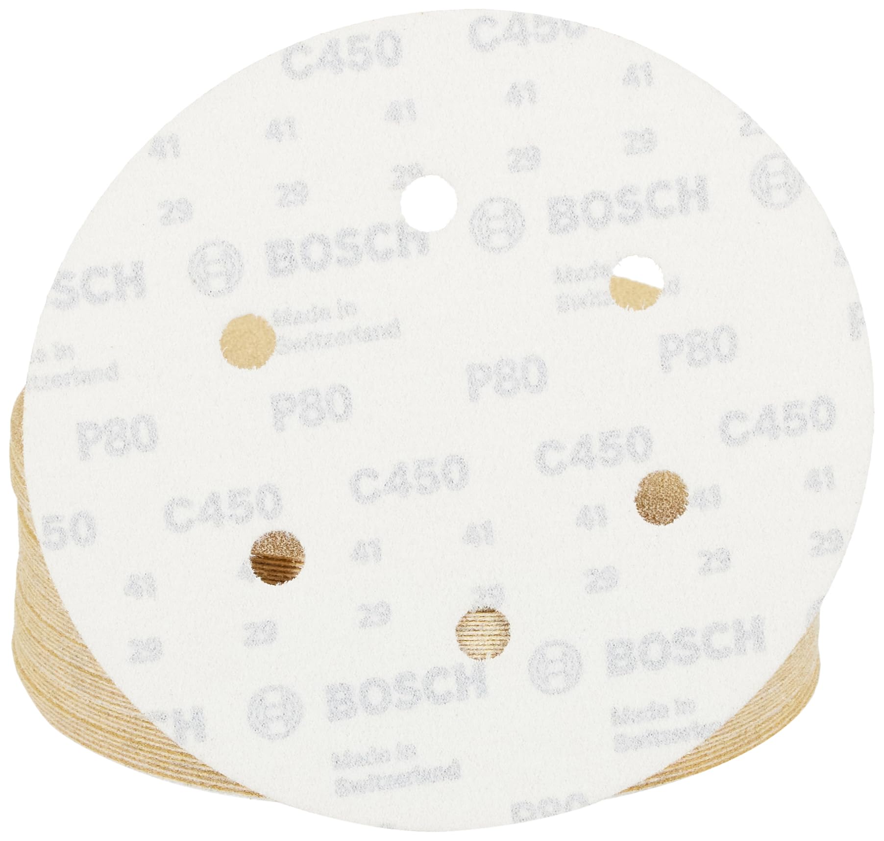 Bosch C450 150 mm 80 Kum 6 Delikli BoschOne Zımpara