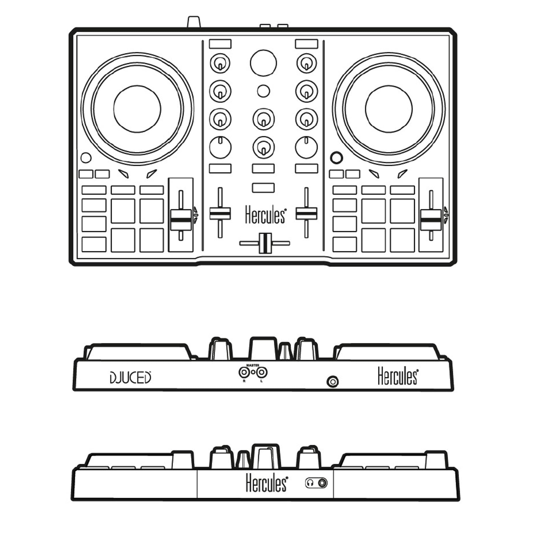 Hercules DJ Control Inpulse 200 MkII (Blue Edition)