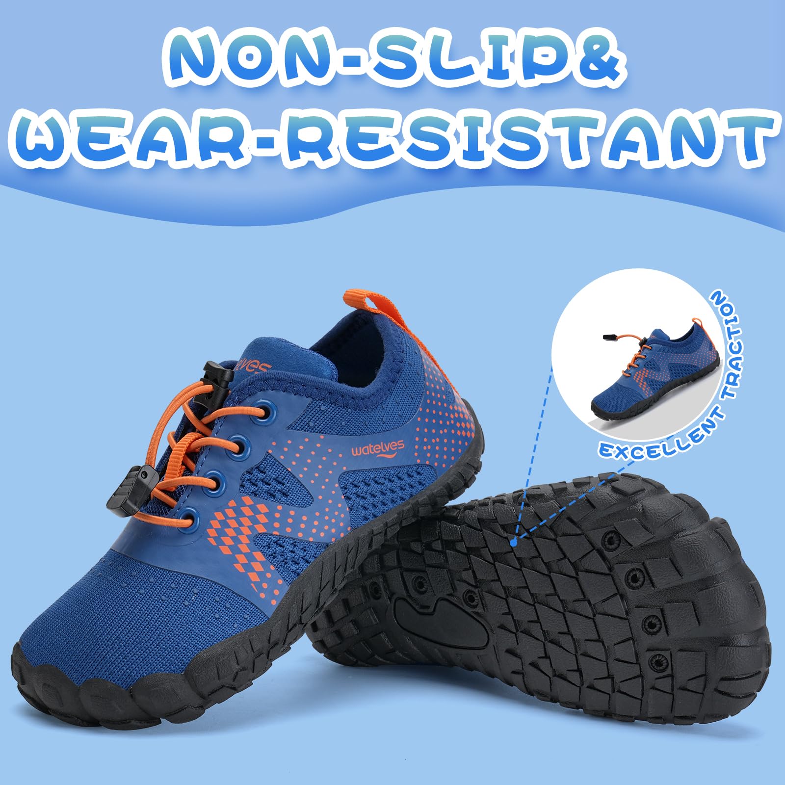 Water Shoes Barefoot Kids Aqua Swimming Wet Reef for Beach Pool Water Sport Quick Drying