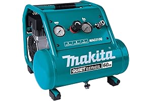 Makita Quiet Series 1 HP Hand Carry Air Compressor