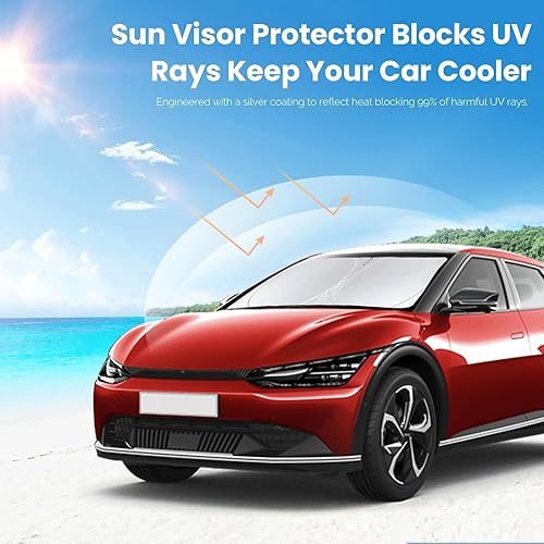 Miniatura 211 de Parasol para parabrisas de ajuste personalizado, cubierta para ventana delantera, visera plegable 210T, protector que bloquea los rayos ultravioleta