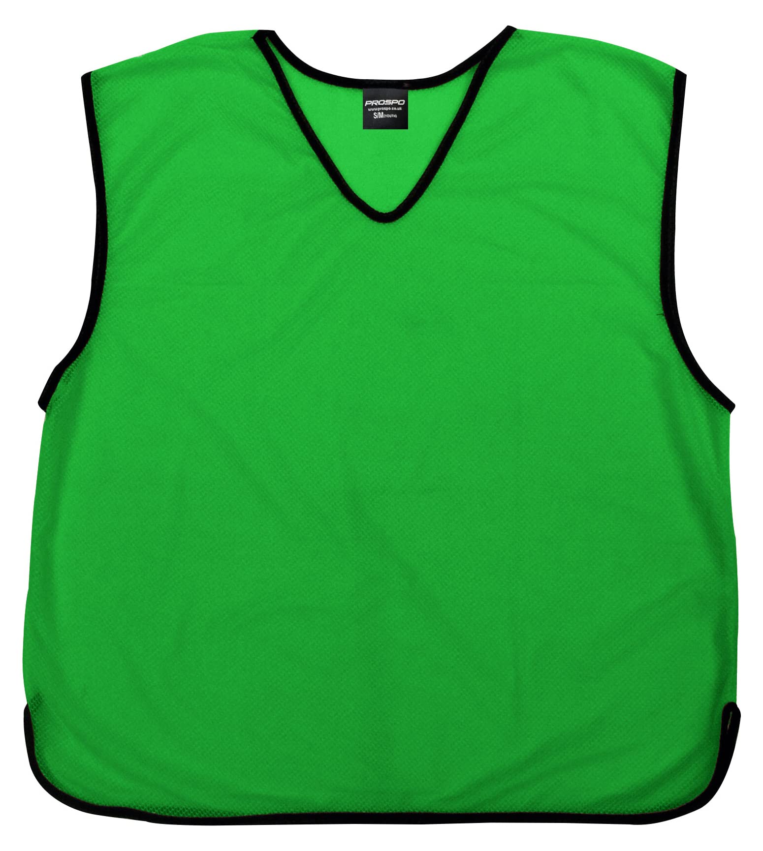 Prospo Sports Training Bibs Football Soccer Rugby Mesh Bibs (Green, Small Boys (Under 6 Years Old))
