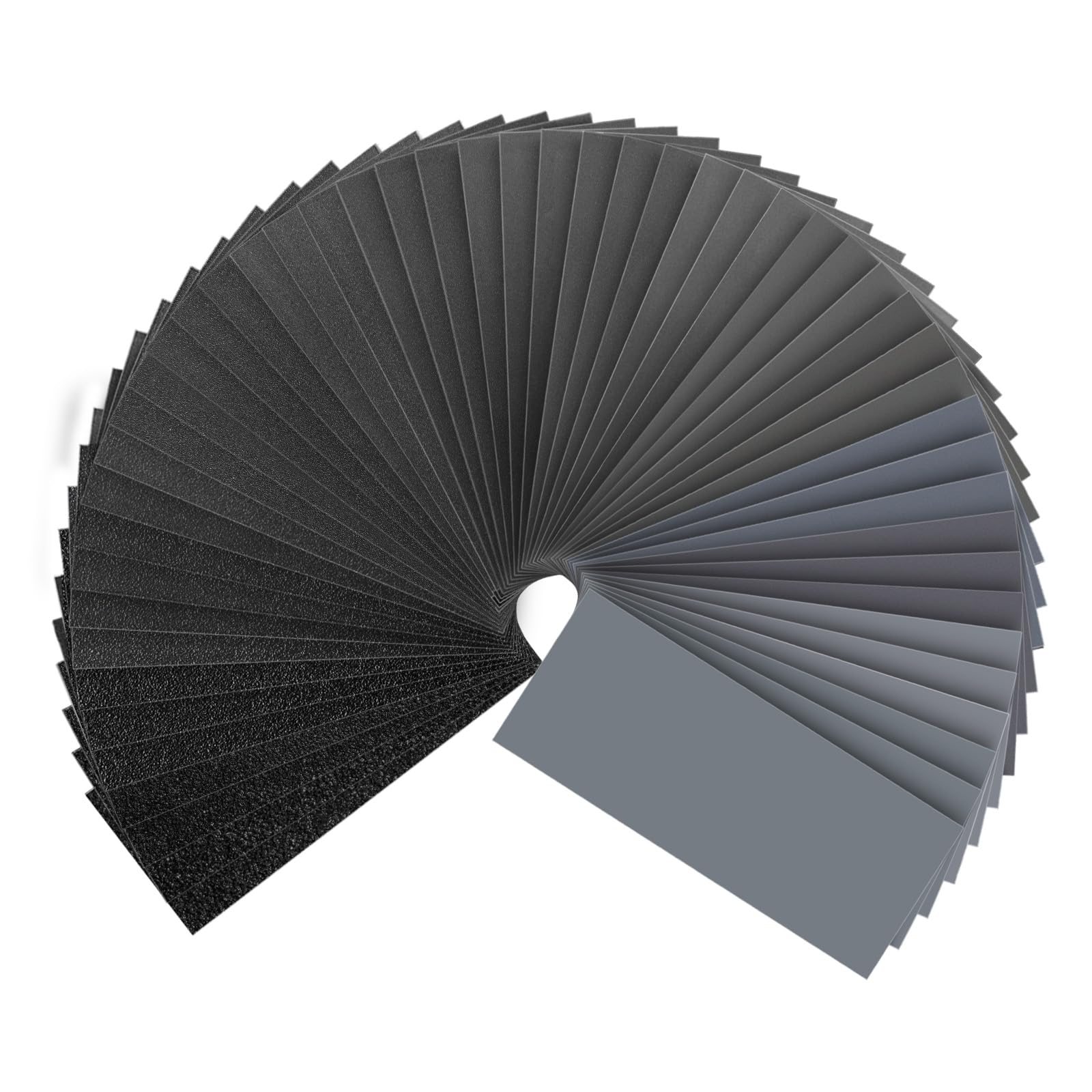 Sandpaper Mix Grit, Wet Dry Sanding Sheets 9 x 3.6 Inch for Wood Furniture Finishing, Metal Sanding and Automotive Polishing,51 Sheets