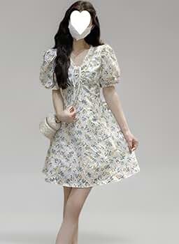 【新品未使用タグ付】アリスオリビア ミニワンピ 秋服ワンピ 花柄ワンピース 新品未使用タグ付】アリスオリビア ミニワンピ 秋服ワンピ 花柄