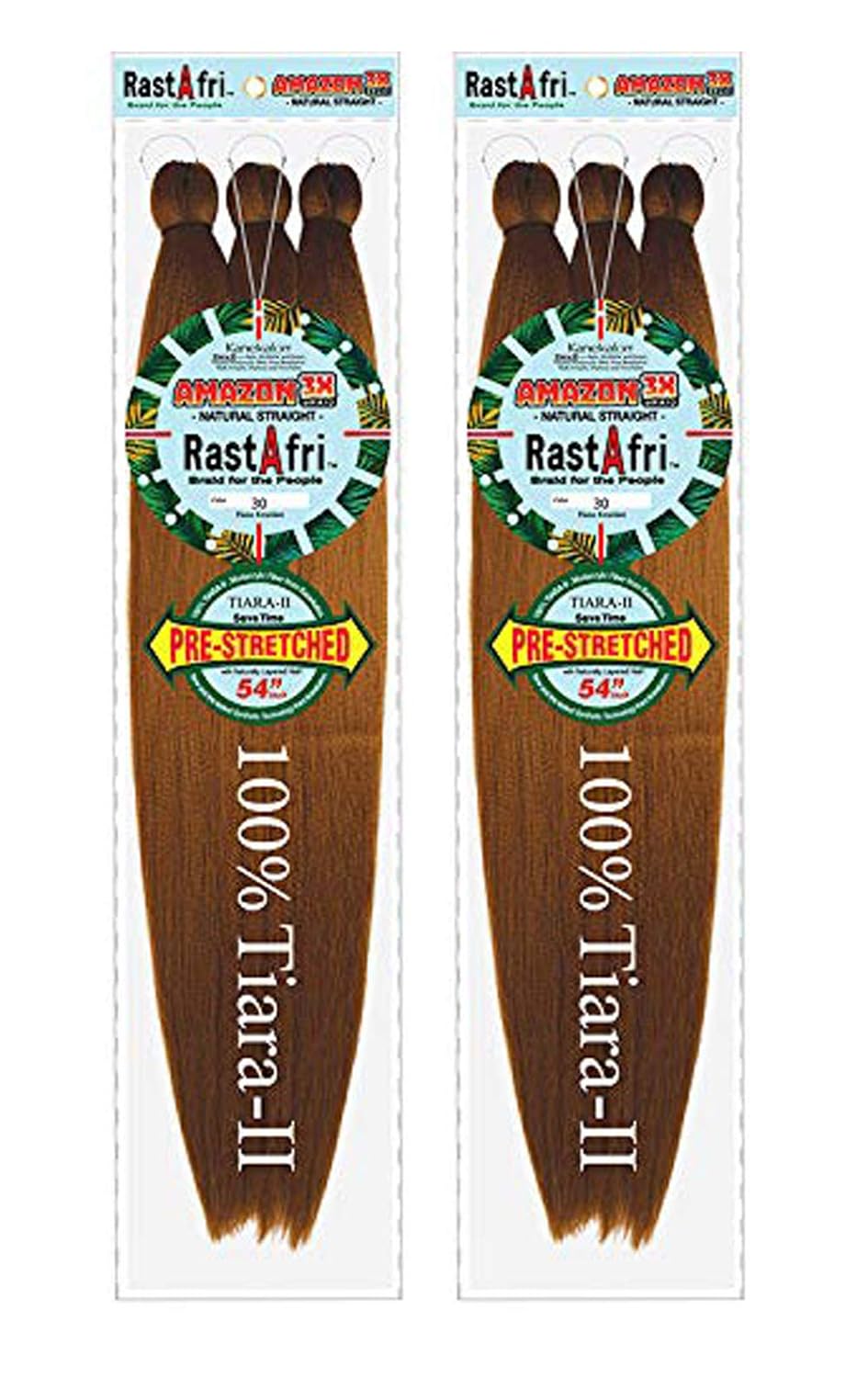 RastAfri Amazon 3X Braid 54" Pre-stretched [2 PACK] (30)