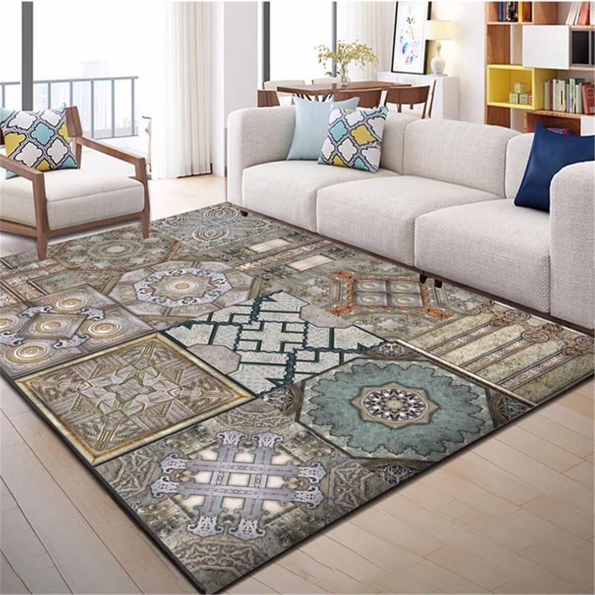 Tapis de jeu bébé anti-poussière durable qui ne se décolore pas 100x200