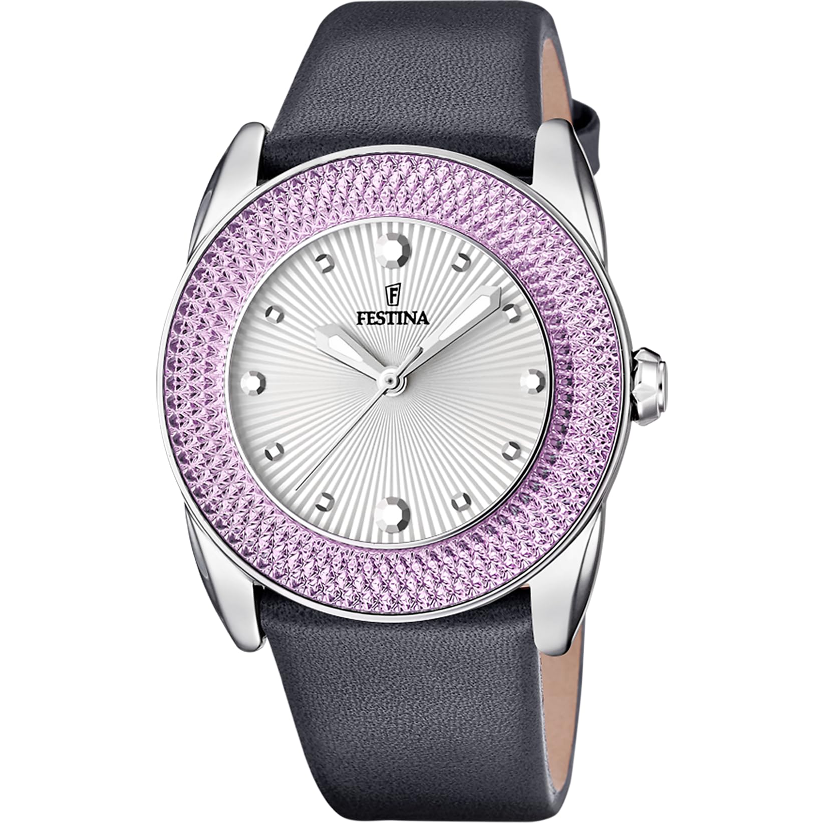 Festina Reloj Mujer Analógico de Cuero Gris