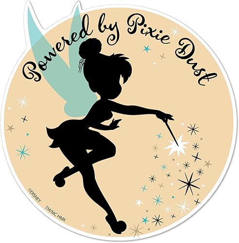 Miniatura 4 de Hallmark Disney - Paquete de 3 calcomanías para botellas de agua, planificadores, cuadernos, pared (campanilla, Ariel y Moana para niños,