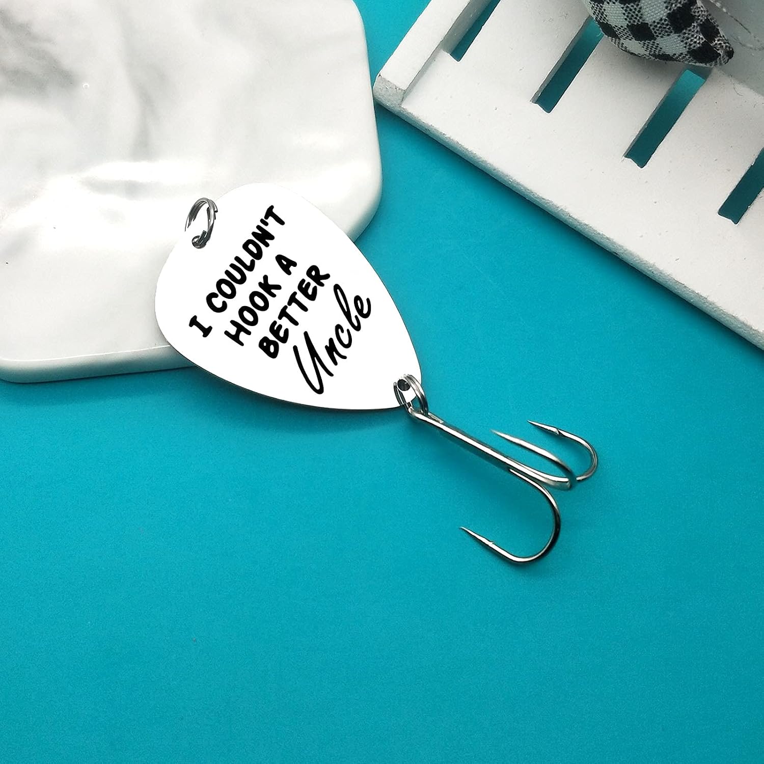 Uncle Gifts Fathers Day Present I Couldn't Hook a Better Uncle Fishing Lure Gifts for Uncle Christmas Birthday Gifts for Uncle Thanksgiving Valentines Gifts Uncle Gifts from Niece Nephew - Image 5