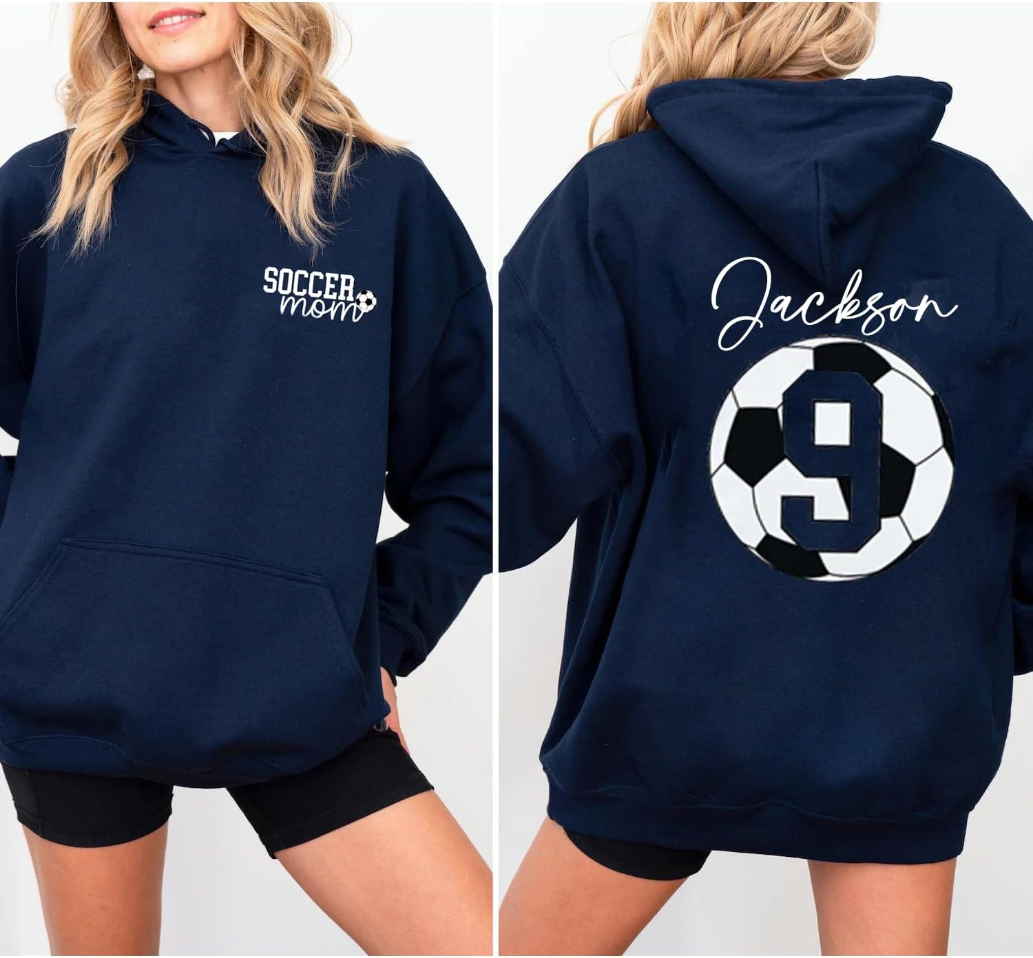 Personalized Soccer Mom Sweatshirt with Kids Names and Jersey Number, Custom Sports Mom Shirt, Custom Soccer Shirt - Image 8