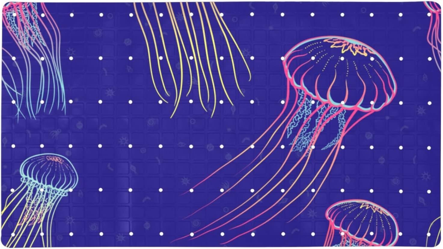 Bathtub Mat Non Slip,Shower Mat,Bath Mat for Tub,Jellyfish