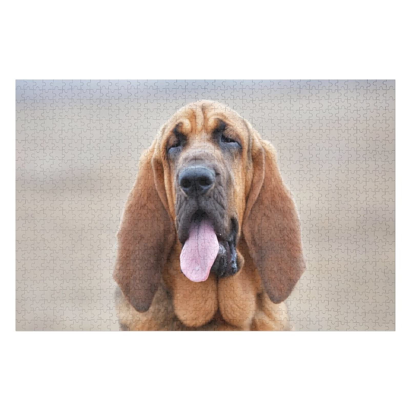 Animal Adult Puzzles 2000 PCS Dog Pattern Puzzles, for Women Men Ideal for Relaxation Meditation Hobby Difficult Hard Puzzles 70x100CM