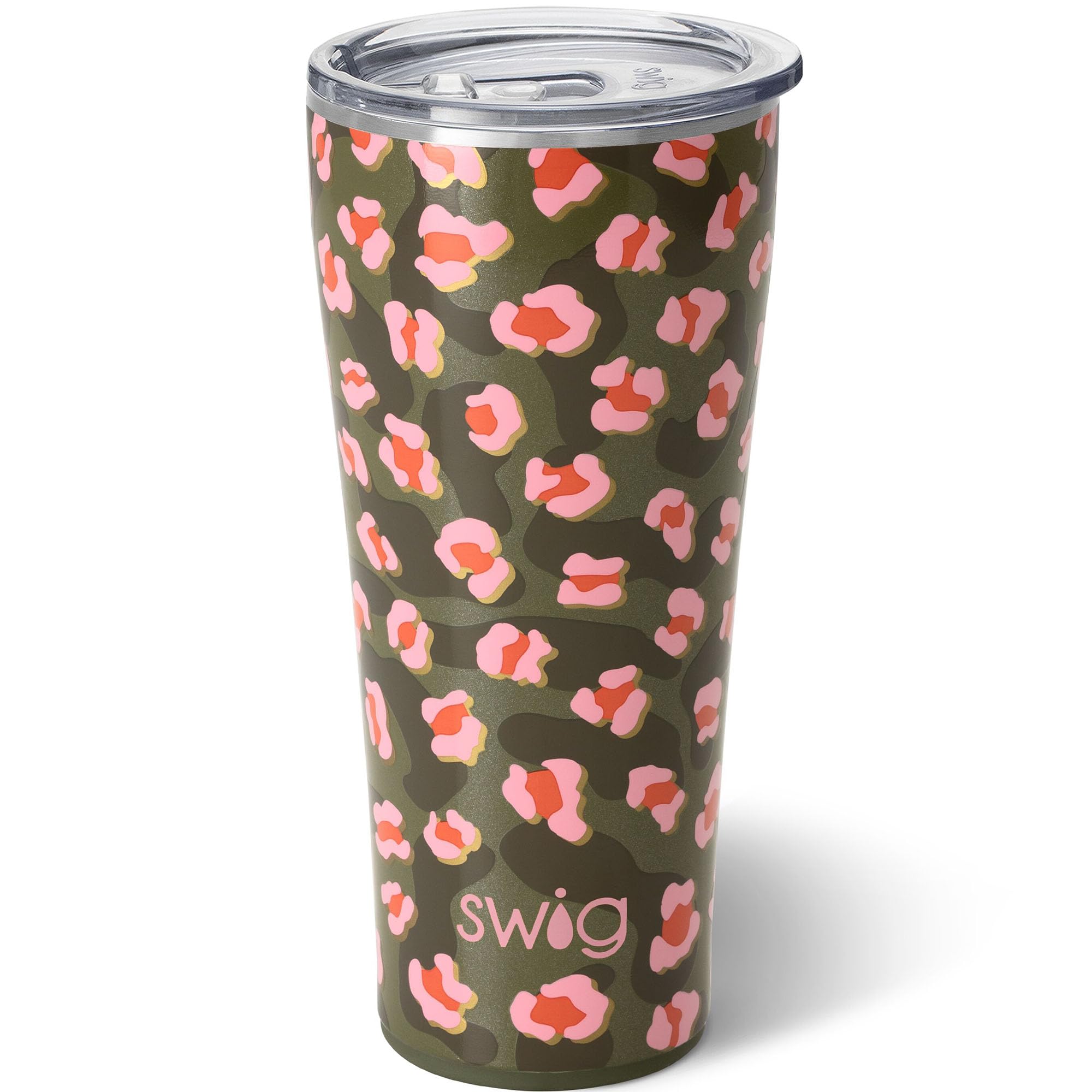 Swig Life Izolowany kubek o pojemności 900 ml, podróżny kubek do kawy z pokrywką, przyjazny podróżny kubek do kawy, termos ze stali nierdzewnej, kubek 907 ml, izolowany kubek do kawy wielokrotnego