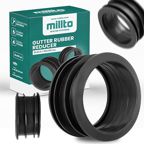 Millto™ Réducteur de tuyau d'évacuation de gouttière 90/110 - Raccord de tuyau e