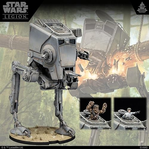 Miniatura 5 de Star Wars Legion at-ST Walker Unit Expansion - Potencia de fuego mejorada. Juego de miniaturas de mesa, juego de estrategia para niños y adultos, a