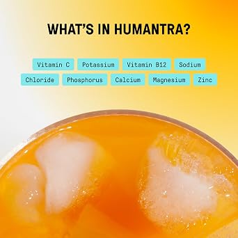 Humantra Electrolytes Powder Hydration Sachets - Mango, 20ct