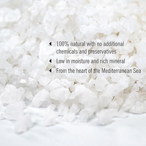 Miniatura 3 de Recambio de sal marina mediterránea para molinillo, grano extra grueso (bolsa de 1 libra)